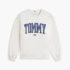 Varsity Tommy Logo Crewneck Sweatshirt