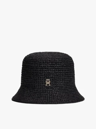 Virkad raffia-buckethat Virkad raffia-buckethat