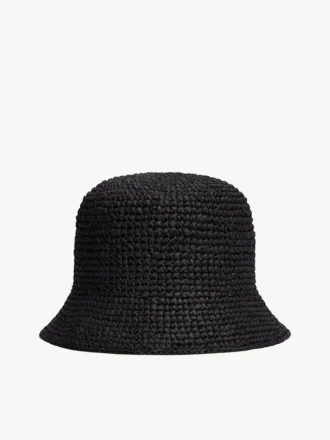 Virkad raffia-buckethat Virkad raffia-buckethat