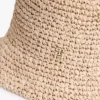 Virkad raffia-buckethat