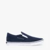 Vulkaniserad slip-on-sneaker i canvas