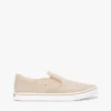 Vulkaniserad slip-on-sneaker i canvas