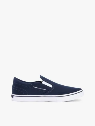 Vulkaniserad slip-on-sneaker i canvas