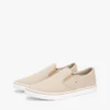 Vulkaniserad slip-on-sneaker i canvas