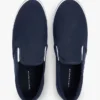 Vulkaniserad slip-on-sneaker i canvas