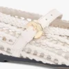 Vävd Mary Jane-ballerina i lädermix Vävd Mary Jane-ballerina i lädermix