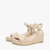 Vävda espadriller med kilklack