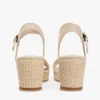 Vävda espadriller med kilklack