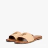 Vävda sandaler med monogram