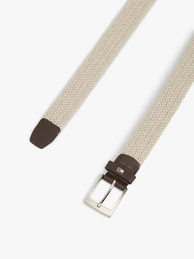 Vävt elastiskt bälte med fyrkantigt spänne Vävt elastiskt bälte med fyrkantigt spänne